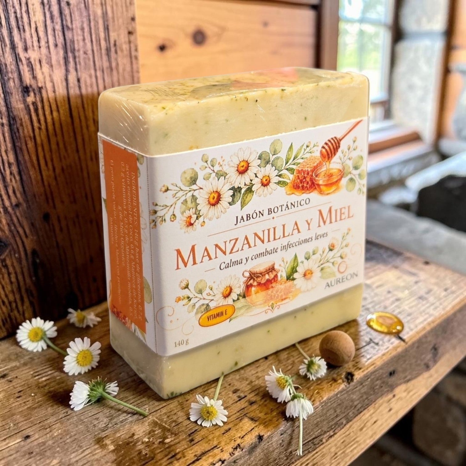 Manzanilla & Miel – 190 g | Calma y suaviza la piel