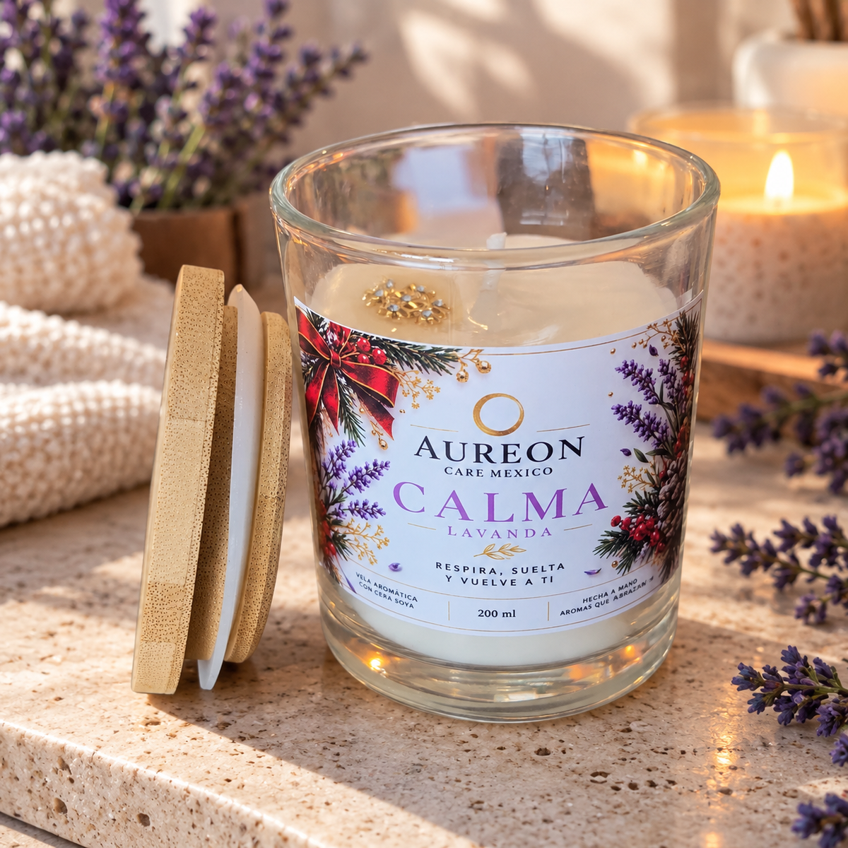 CALMA [Lavanda] - Colección VIDA I ritual de meditación versión Navideña