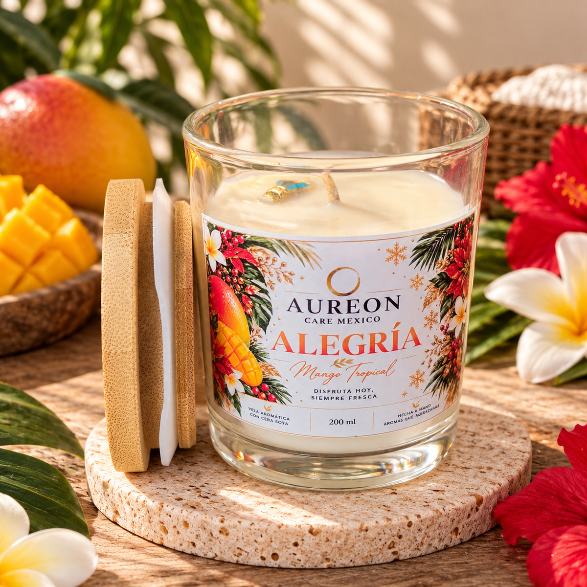ALEGRIA [Mango Tropical) Colección VIDA I Ritual de Meditación versión Navideña