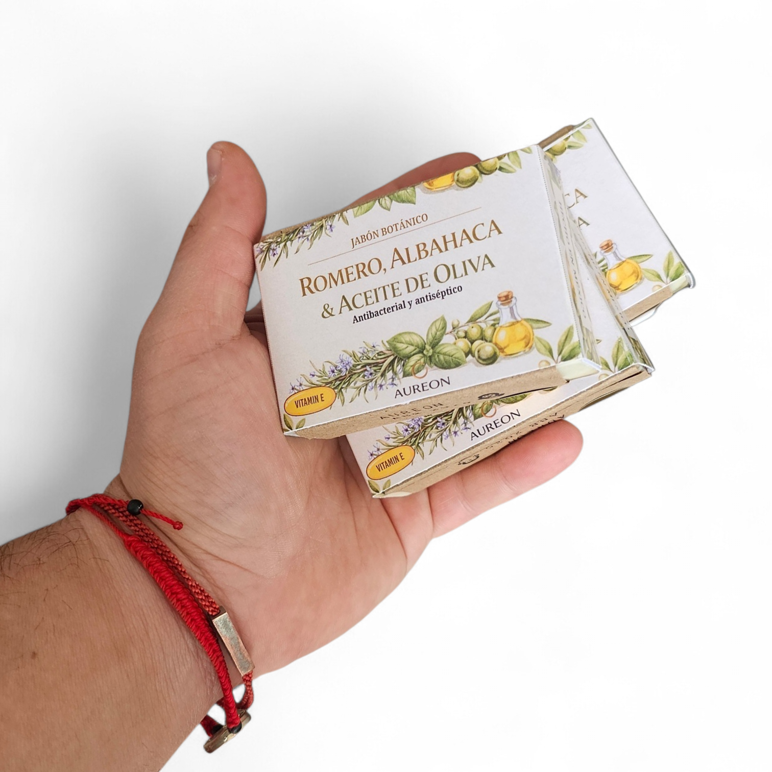 3 Jabones Botánicos 100 g c/u Antibiótico/Antimicrobiano
