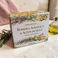 Jabon Botánico Romero, Albahaca y Aceite de Oliva con Vitamina E 140 g [Antibiótico/Antimicrobiano]