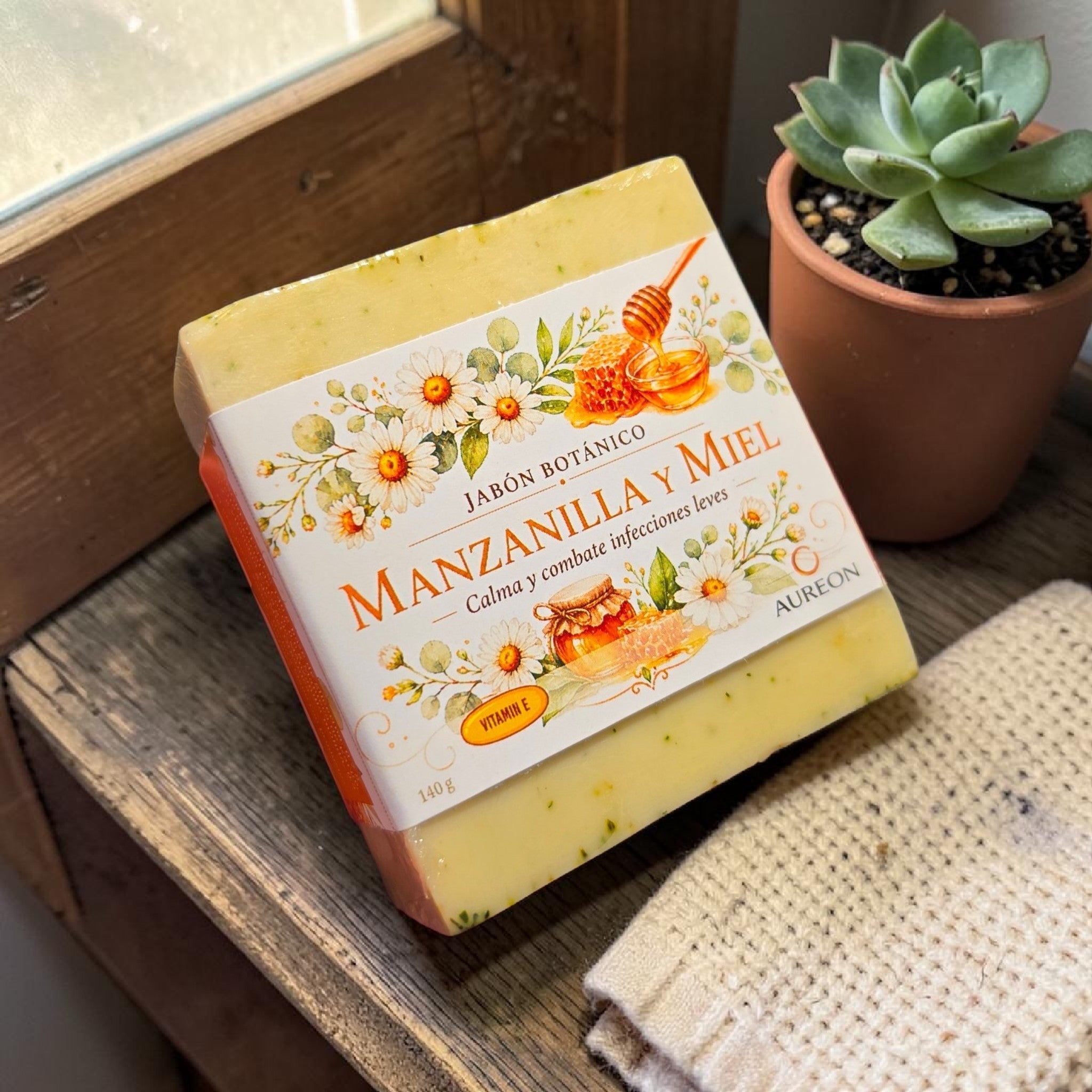 Manzanilla & Miel – 190 g | Calma y suaviza la piel